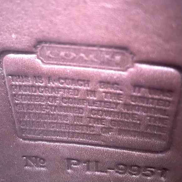 Vintage Coach 9951 Patricia Legacy Brown Leather Flap Bag - Gold Hardware - Picture 3 of 10